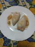 Calamari ripieni in padella