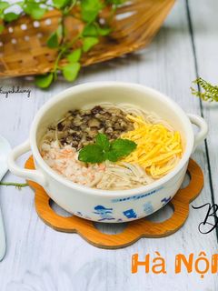 Hình của món Bún thang Hà Nội #BếpmẹPhomai.