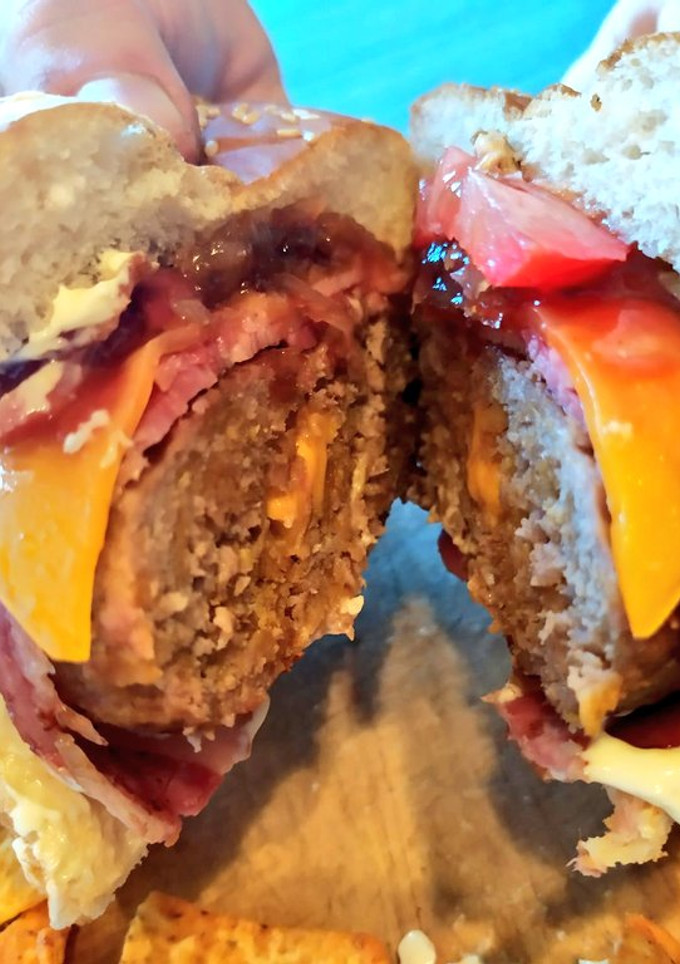 Una foto de Hamburguesa 🍔 de Doritos 🤯