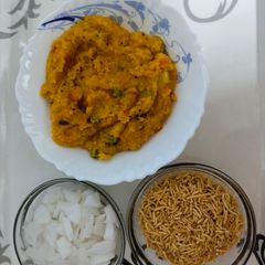 A picture of Vegetable Upma.