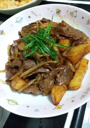 Foto resep Daging sapi jau kentang