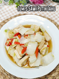 Foto resep Tumis Sawi Putih Tahu