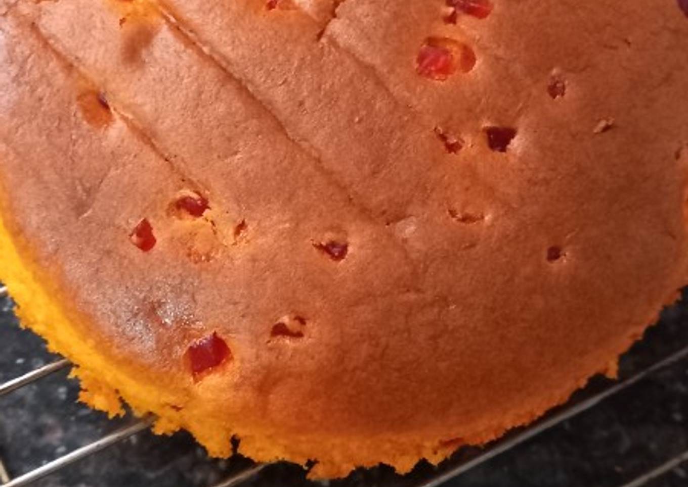 Eggless Mango cake