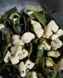 Rajas poblanas con panela