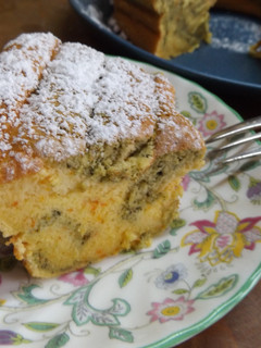 Una foto de Bizcocho delicado de mandarinas y té verde