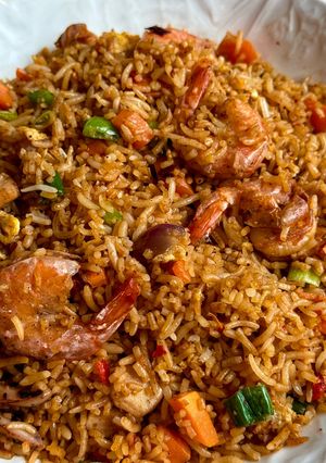 A picture of Seafood Fried Rice.