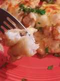Lenguado con salsa de camarones