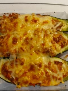 Una foto de Calabacines rellenos de ternera