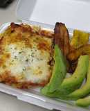 Lasagna de rotini y corned beef