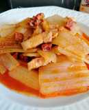 Pencas al pimentón picante