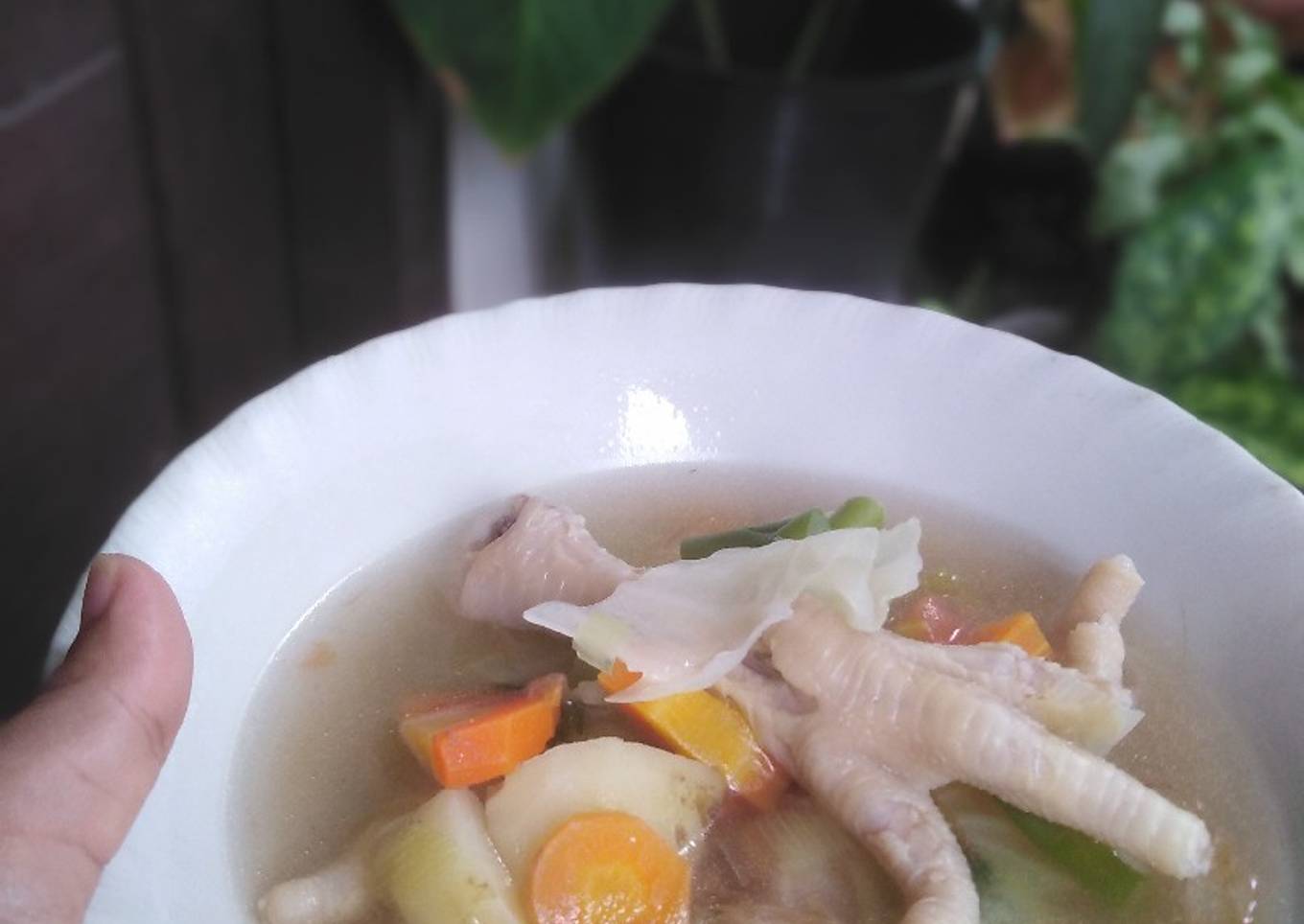 Sop ceker (kaki ayam)