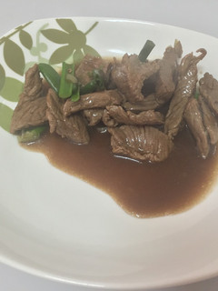 Una foto de Carne mongoliana