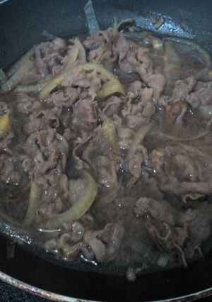 Foto resep Daging sapi ala yoshinoya