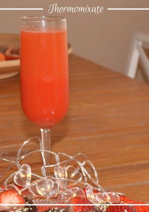 Una foto de Cóctel rossini para el día de los Enamorados con Thermomix