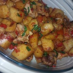 A picture of Stir fry yam.