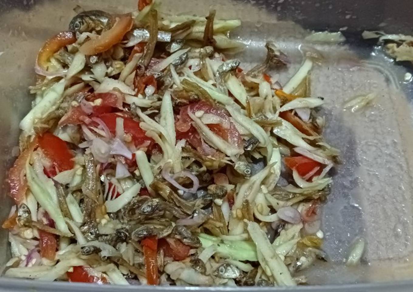 Racak mangga teri goreng