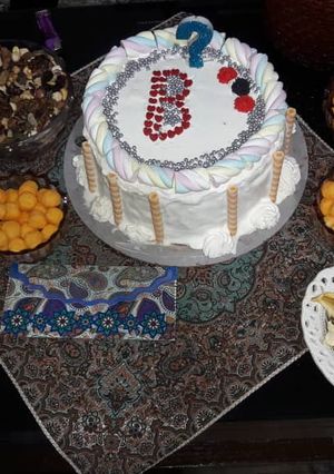 عکسی از دستور اینم کیک تولد من