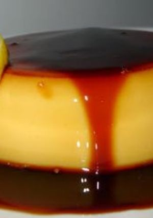 Una foto de Flan de limon (microondas)