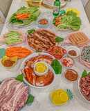 Thịt nướng tại nha