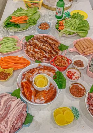 Hình của món Thịt nướng tại nha.