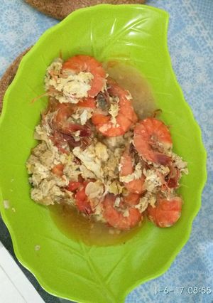 Foto resep Udang pedas telur orak arik
