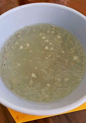 Foto resep Kuah Nasi Tim