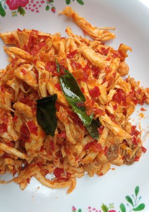 Foto resep Ayam sisit/suwir pedas