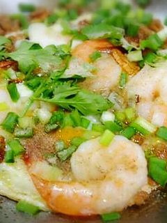 รูปของ ไข่กะทะหมูสับกุ้งสด