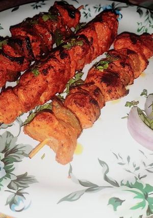 சிக்கன் டிக்கா (Chicken tikka recipe in tamil) செய்முறை முக்கிய புகைப்படம்