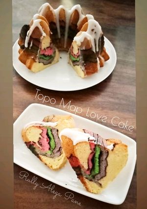 Foto resep Topo Map Love Cake