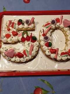 Una foto de Tarta de números