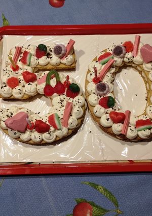 Una foto de Tarta de números