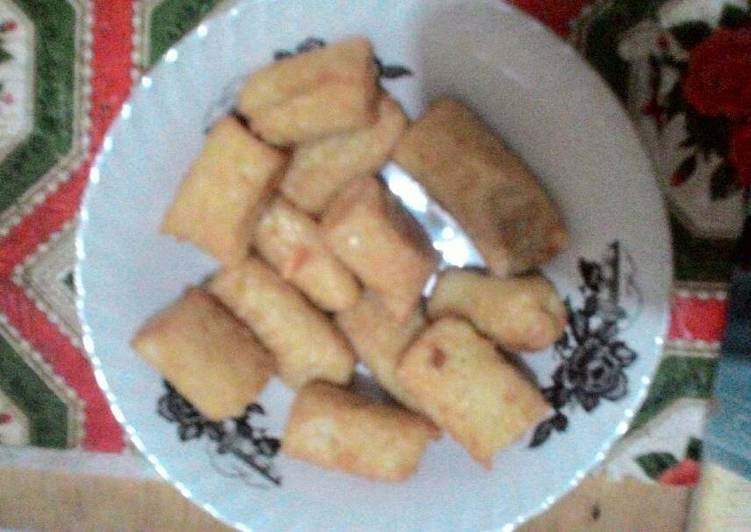 Pempek sutra ikan teri