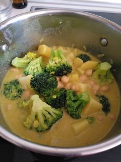 Una foto de Garbanzos al curry