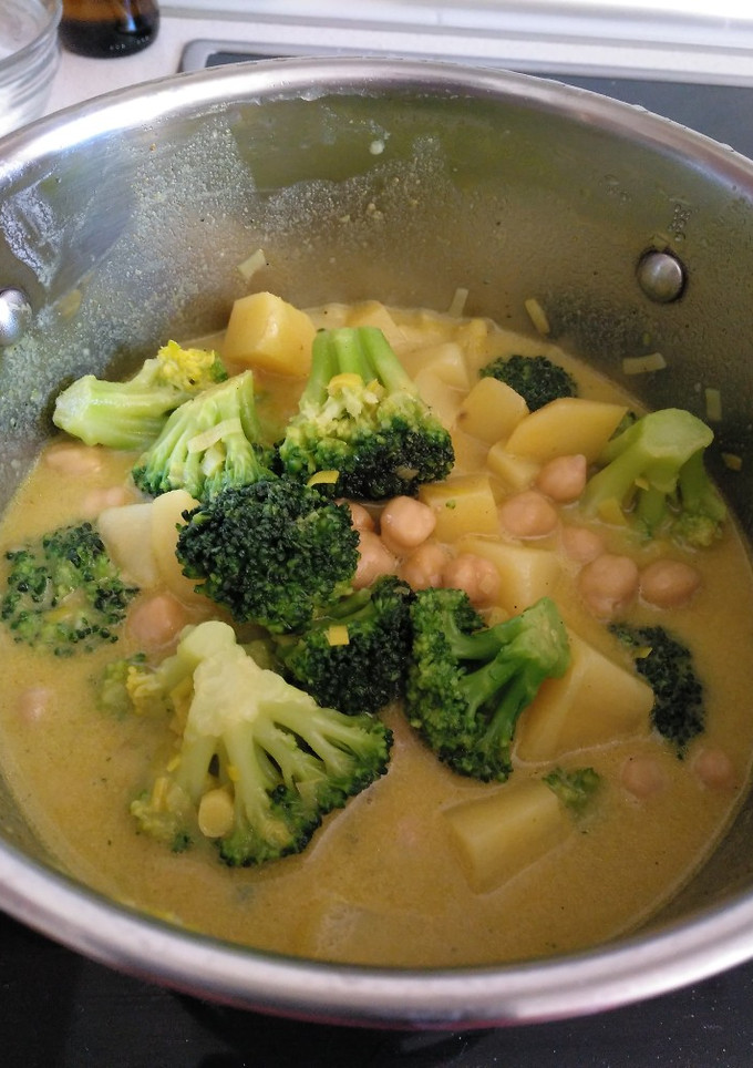 Una foto de Garbanzos al curry