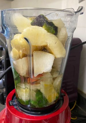 綠拿鐵 的食譜成品照片