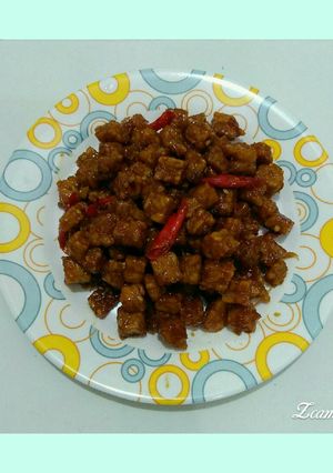 Foto resep Orek tempe pedas manis