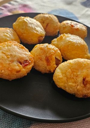 Una foto de Bolitas de queso 🧀 freidora de aire