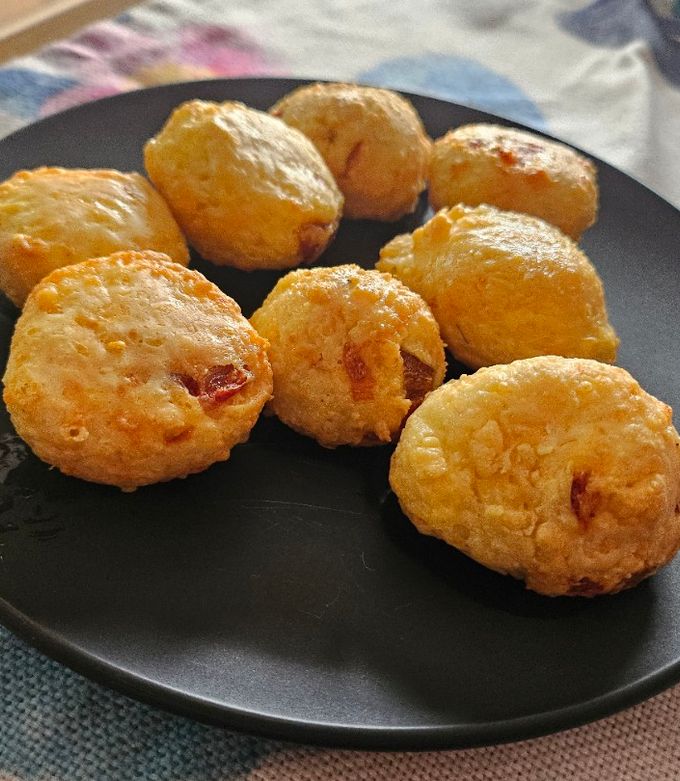 Una foto de Bolitas de queso 🧀 freidora de aire