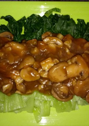 Foto resep Pokcoy siram jamur