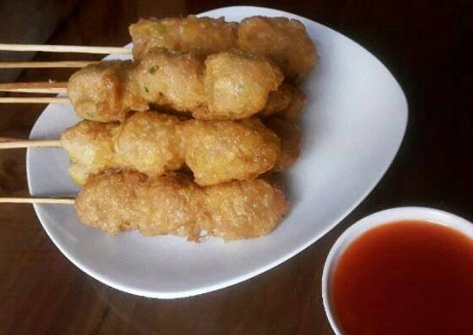 Sempol Ayam dan Saus Asam Manis Mudah