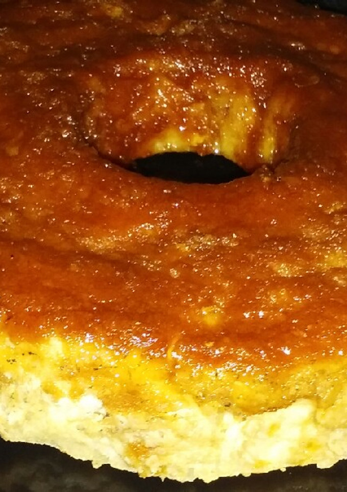 Una foto de Budín de pan rústico