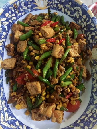 Langkah Gampang Menyiapkan Resep  4. Tumis buncis tahu daging pedas manis yang Bikin Ngiler, Sempurna