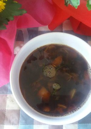 Foto resep Sup Bawang Rempah Hitam