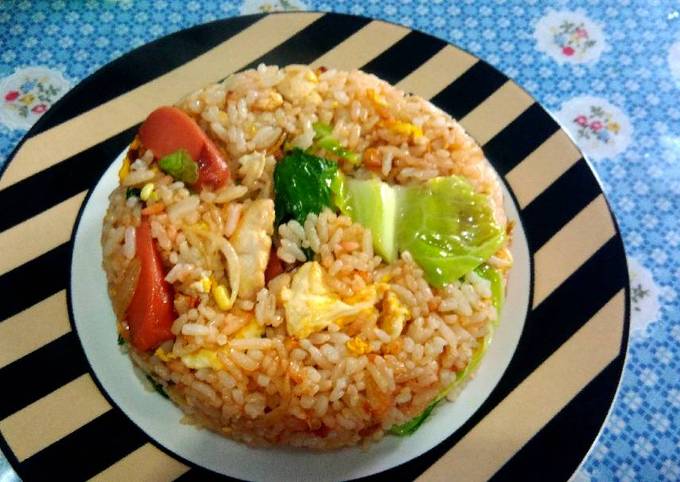 Langkah Mudah untuk Menyiapkan Nasi goreng mawut ala abang2 jualan yang Sempurna