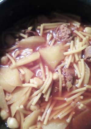 Una foto de Garbanzos con chorizo