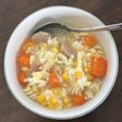 Sup jagung bakso wortel macaroni