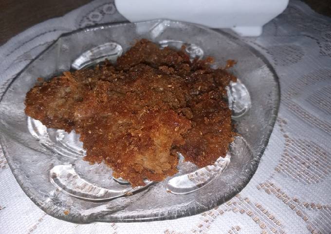 Daging goreng (empal sederhana)