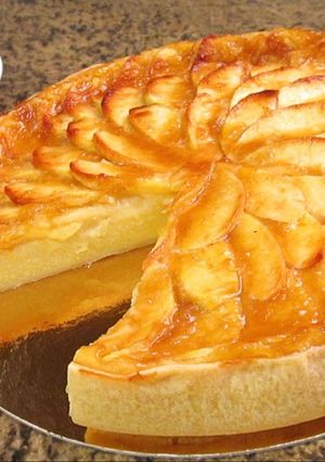 Una foto de Tarta de manzana sin azúcar