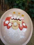 Postre Navideño de panacotta